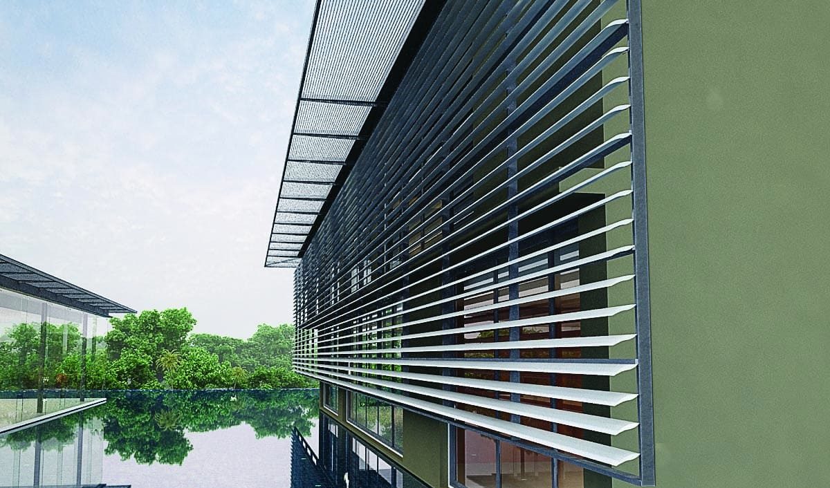 Lam chớp nhôm hình lá liễu