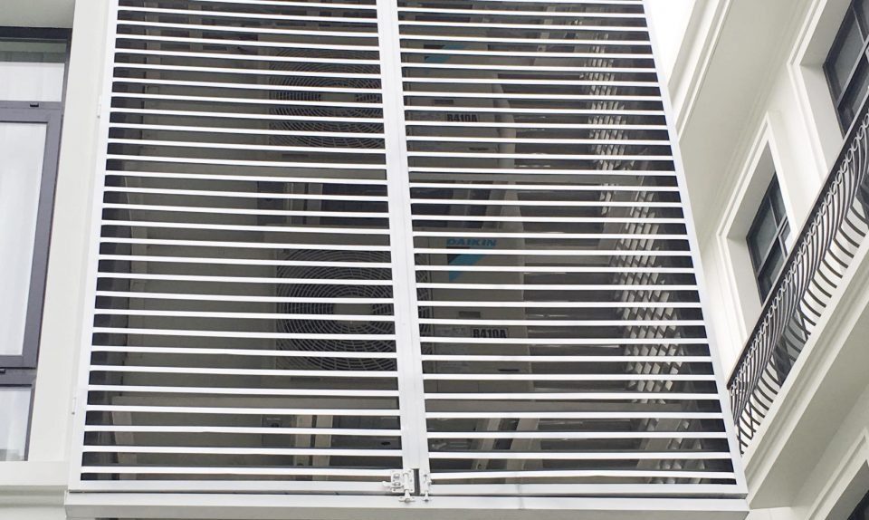 Lam thông gió hình lá sách