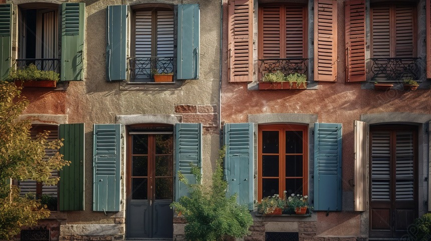 Mẫu cửa chớp gỗ cổ điển