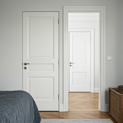 Cửa chính đối diện cửa phòng ngủ gây ảnh hưởng tiêu cực đến sức khỏe