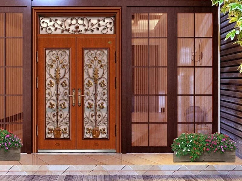Cửa chính 2 cánh hợp phong thủy