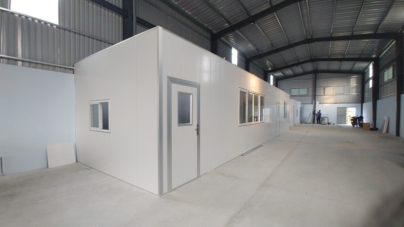 Thi công vách ngăn panel eps nhà xưởng