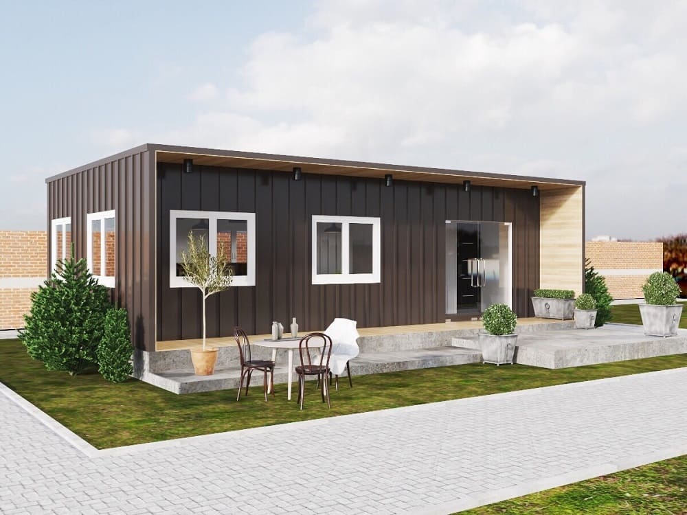 Mẫu nhà lắp ghép panel cấp 4