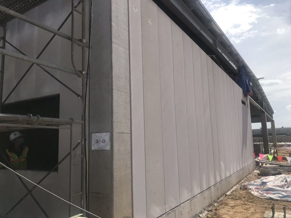 Tấm panel tường ngoài trời