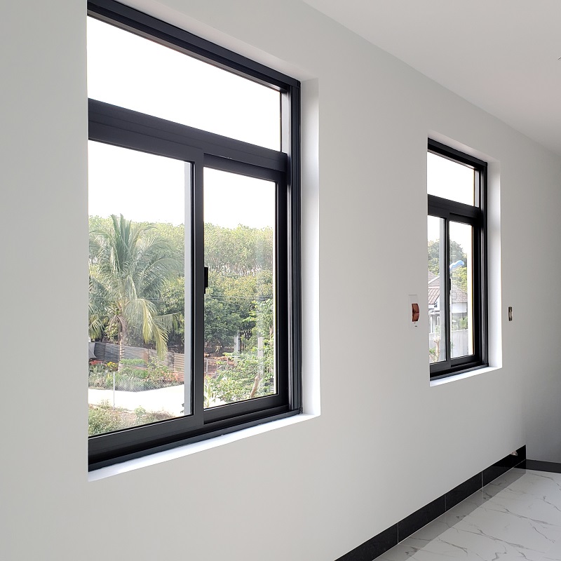 Mẫu cửa sổ lùa 2 cánh nhôm Xingfa