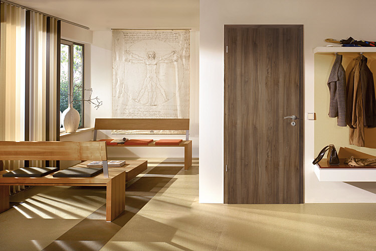 Mẫu cửa gỗ truyền thống cho không gian tối giản