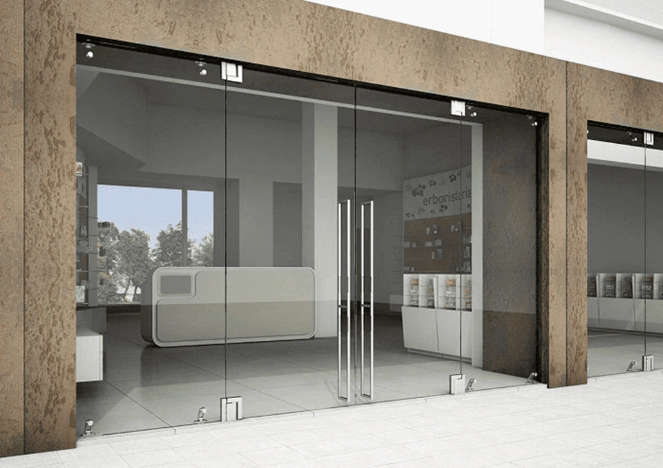 Mẫu cửa kính cường lực chất lượng cao, kính siêu dày