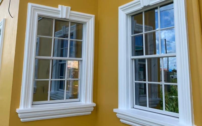 Mẫu phào chỉ cửa sổ đơn giản, tinh khôi