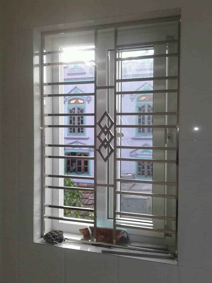 Mẫu song cửa sổ bằng inox chống han gỉ