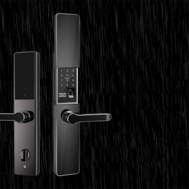 Mẫu tay nắm cửa kèm khóa thông minh