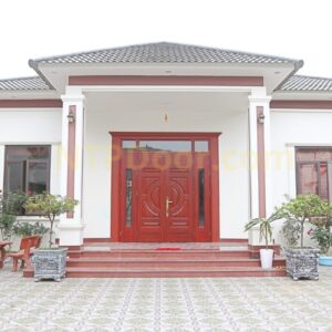 Alternative view of Cửa thép vân gỗ 4C-HBN