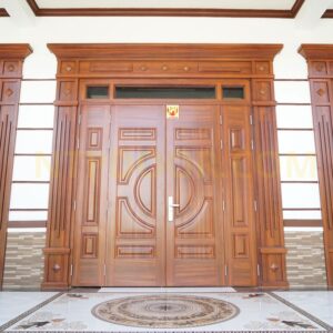 Cửa thép vân gỗ 4C-HBN