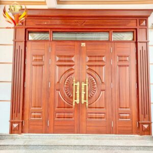 Cửa thép vân gỗ 4C-HHC
