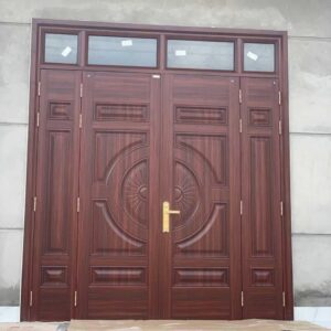 Alternative view of Cửa thép vân gỗ 4C-HHC