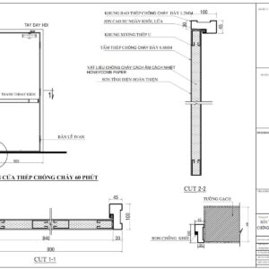Alternative view of Cửa thép chống cháy 60 phút - EL60
