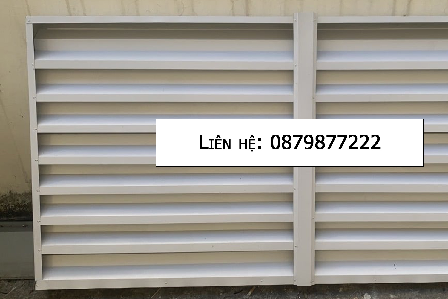 Cửa chớp tôn cố định - Vật Tư Xây Dựng NTP