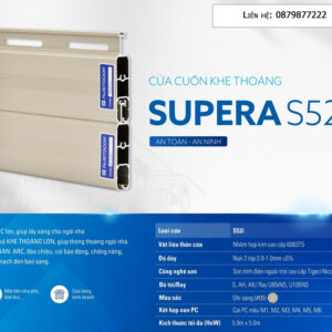 Cửa Cuốn Khe Thoáng S52i