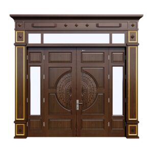 Cửa thép vân gỗ NS4-H15