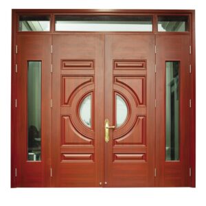 Cửa thép vân gỗ NS4H22K