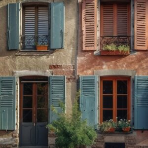 Alternative view of Cửa chớp gỗ