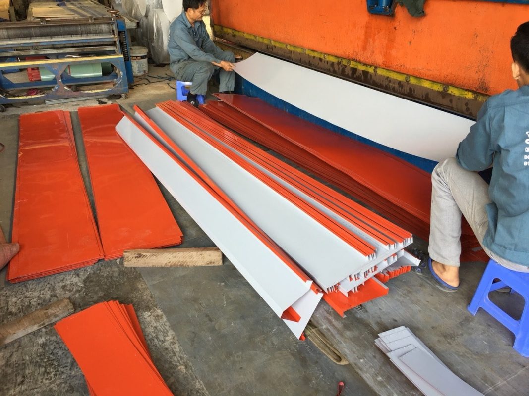 Quy trình cắt tôn theo khuôn mẫu