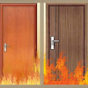 Cửa thép vân gỗ chống cháy