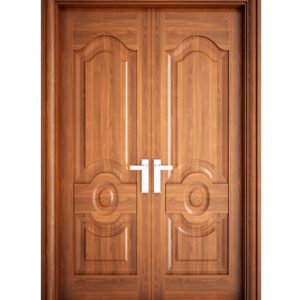 Cửa thép vân gỗ 2 cánh NS2H6